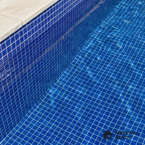 Mosaic Floor & Wall Tile TL 10706 E | 327 x 327 mm (Chip Size 20x20 mm) Glossy Finish Glass Tile - 4 mm | Suitable For Outdoor, Swimming Pool Area
