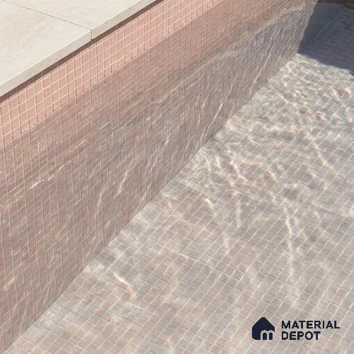 Mosaic Floor & Wall Tile TL 10706 F | 327 x 327 mm (Chip Size 20x20 mm) Glossy Finish Glass Tile - 4 mm | Suitable For Outdoor, Swimming Pool Area