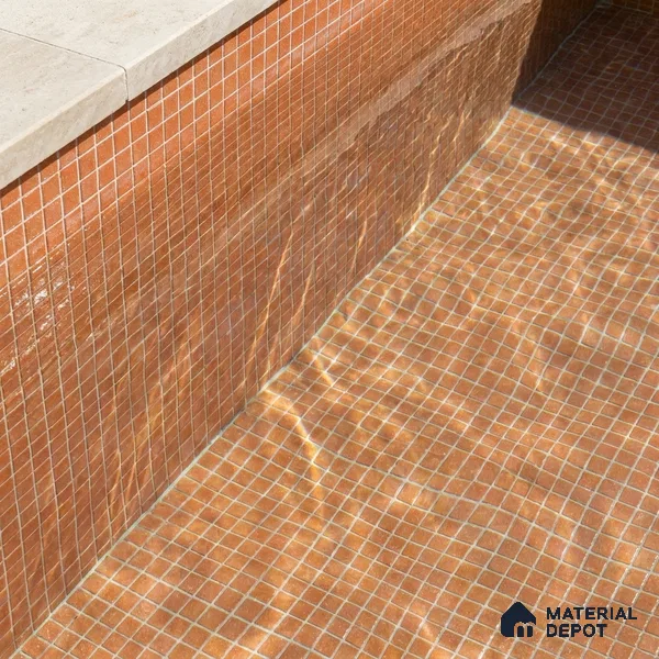 Mosaic Floor & Wall Tile TL 10706 G | 327 x 327 mm (Chip Size 20x20 mm) Glossy Finish Glass Tile - 4 mm | Suitable For Outdoor, Swimming Pool Area