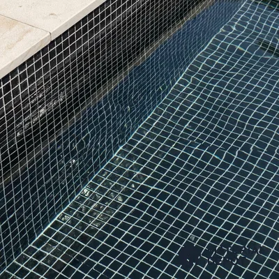 Mosaic Floor & Wall Tile TL 10706 I | 327 x 327 mm (Chip Size 20x20 mm) Glossy Finish Glass Tile - 4 mm | Suitable For Outdoor, Swimming Pool Area
