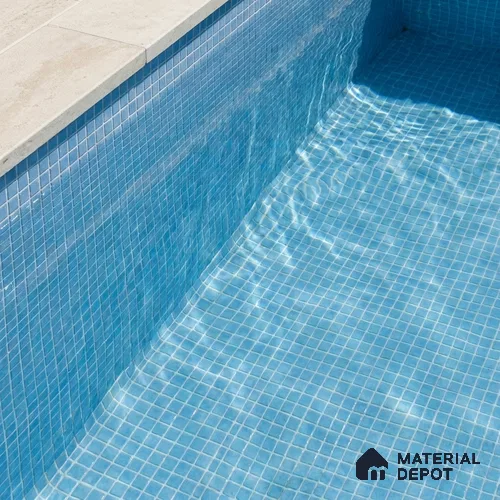 Mosaic Floor & Wall Tile TL 10706 | 327 x 327 mm (Chip Size 20x20 mm) Glossy Finish Glass Tile - 4 mm | Suitable For Outdoor, Swimming Pool Area