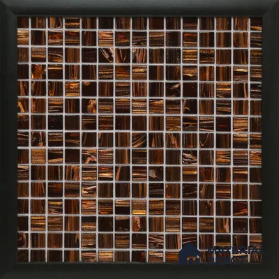Mosaic Floor & Wall Tile TL 10707 D | 327 x 327 mm (Chip Size 20x20 mm) Glossy Finish Glass Tile - 4 mm | Suitable For Outdoor, Swimming Pool Area