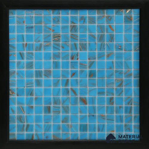 Mosaic Floor & Wall Tile TL 10707 E | 327 x 327 mm (Chip Size 20x20 mm) Glossy Finish Glass Tile - 4 mm | Suitable For Outdoor, Swimming Pool Area