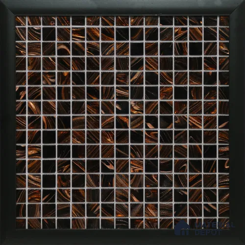 Mosaic Floor & Wall Tile TL 10707 F | 327 x 327 mm (Chip Size 20x20 mm) Glossy Finish Glass Tile - 4 mm | Suitable For Outdoor, Swimming Pool Area