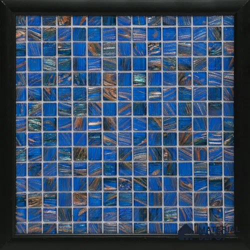 Mosaic Floor & Wall Tile TL 10707 G | 327 x 327 mm (Chip Size 20x20 mm) Glossy Finish Glass Tile - 4 mm | Suitable For Outdoor, Swimming Pool Area