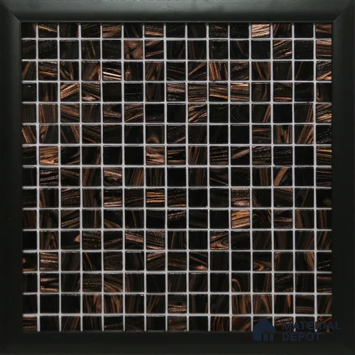 Mosaic Floor & Wall Tile TL 10707 H | 327 x 327 mm (Chip Size 20x20 mm) Glossy Finish Glass Tile - 4 mm | Suitable For Outdoor, Swimming Pool Area
