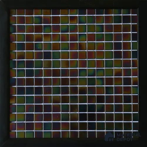 Mosaic Floor & Wall Tile TL 10707 K | 327 x 327 mm (Chip Size 20x20 mm) Glossy Finish Glass Tile - 4 mm | Suitable For Outdoor, Swimming Pool Area