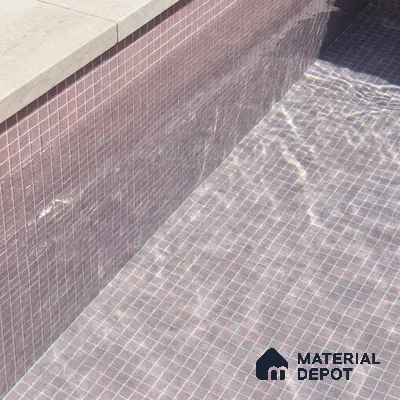 Mosaic Floor & Wall Tile TL 10708 AA | 327 x 327 mm (Chip Size 20x20 mm) Glossy Finish Glass Tile - 4 mm | Suitable For Outdoor, Swimming Pool Area