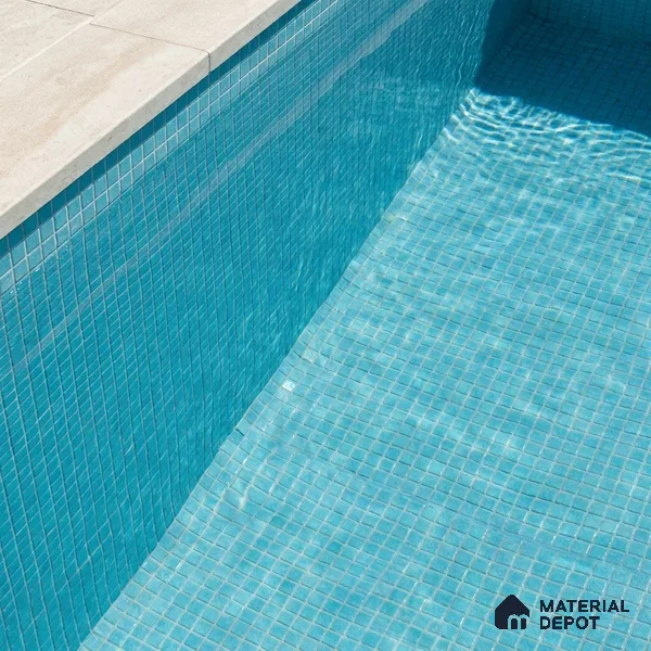 Mosaic Floor & Wall Tile TL 10708 E | 327 x 327 mm (Chip Size 20x20 mm) Glossy Finish Glass Tile - 4 mm | Suitable For Outdoor, Swimming Pool Area