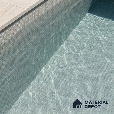 Mosaic Floor & Wall Tile TL 10708 G | 327 x 327 mm (Chip Size 20x20 mm) Glossy Finish Glass Tile - 4 mm | Suitable For Outdoor, Swimming Pool Area