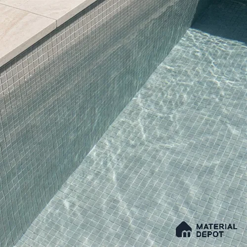 Mosaic Floor & Wall Tile TL 10708 G | 327 x 327 mm (Chip Size 20x20 mm) Glossy Finish Glass Tile - 4 mm | Suitable For Outdoor, Swimming Pool Area