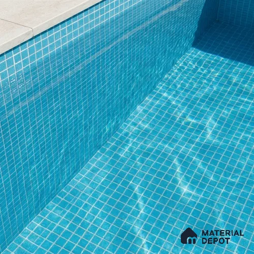 Mosaic Floor & Wall Tile TL 10708 H | 327 x 327 mm (Chip Size 20x20 mm) Glossy Finish Glass Tile - 4 mm | Suitable For Outdoor, Swimming Pool Area