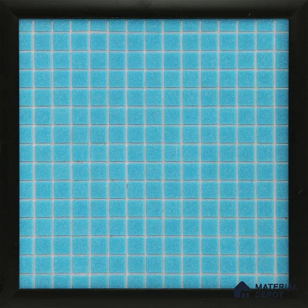 Mosaic Floor & Wall Tile TL 10708 H | 327 x 327 mm (Chip Size 20x20 mm) Glossy Finish Glass Tile - 4 mm | Suitable For Outdoor, Swimming Pool Area