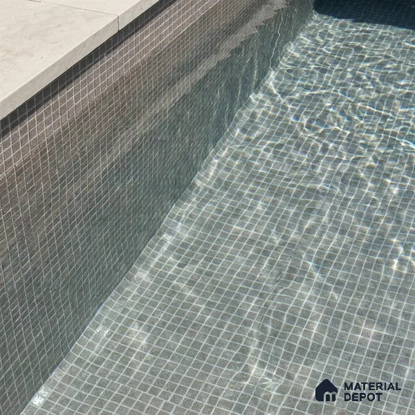 Mosaic Floor & Wall Tile TL 10708 J | 327 x 327 mm (Chip Size 20x20 mm) Glossy Finish Glass Tile - 4 mm | Suitable For Outdoor, Swimming Pool Area