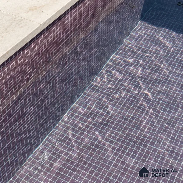 Mosaic Floor & Wall Tile TL 10708 L | 327 x 327 mm (Chip Size 20x20 mm) Glossy Finish Glass Tile - 4 mm | Suitable For Outdoor, Swimming Pool Area