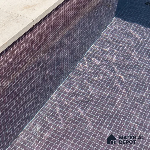 Mosaic Floor & Wall Tile TL 10708 L | 327 x 327 mm (Chip Size 20x20 mm) Glossy Finish Glass Tile - 4 mm | Suitable For Outdoor, Swimming Pool Area
