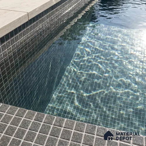 Mosaic Floor & Wall Tile TL 10708 M | 327 x 327 mm (Chip Size 20x20 mm) Glossy Finish Glass Tile - 4 mm | Suitable For Outdoor, Swimming Pool Area
