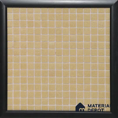 Mosaic Floor & Wall Tile TL 10708 Q | 327 x 327 mm (Chip Size 20x20 mm) Glossy Finish Glass Tile - 4 mm | Suitable For Outdoor, Swimming Pool Area
