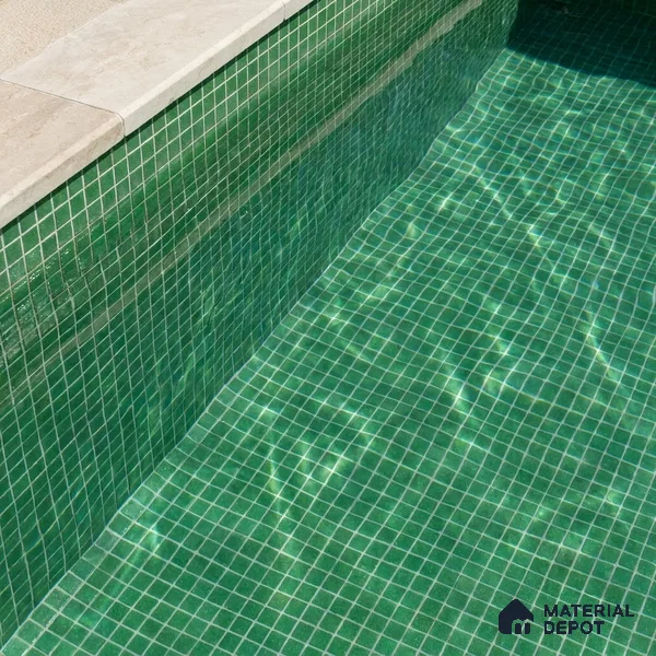 Mosaic Floor & Wall Tile TL 10708 T | 327 x 327 mm (Chip Size 20x20 mm) Glossy Finish Glass Tile - 4 mm | Suitable For Outdoor, Swimming Pool Area