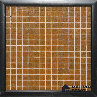 Mosaic Floor & Wall Tile TL 10708 W | 327 x 327 mm (Chip Size 20x20 mm) Glossy Finish Glass Tile - 4 mm | Suitable For Outdoor, Swimming Pool Area