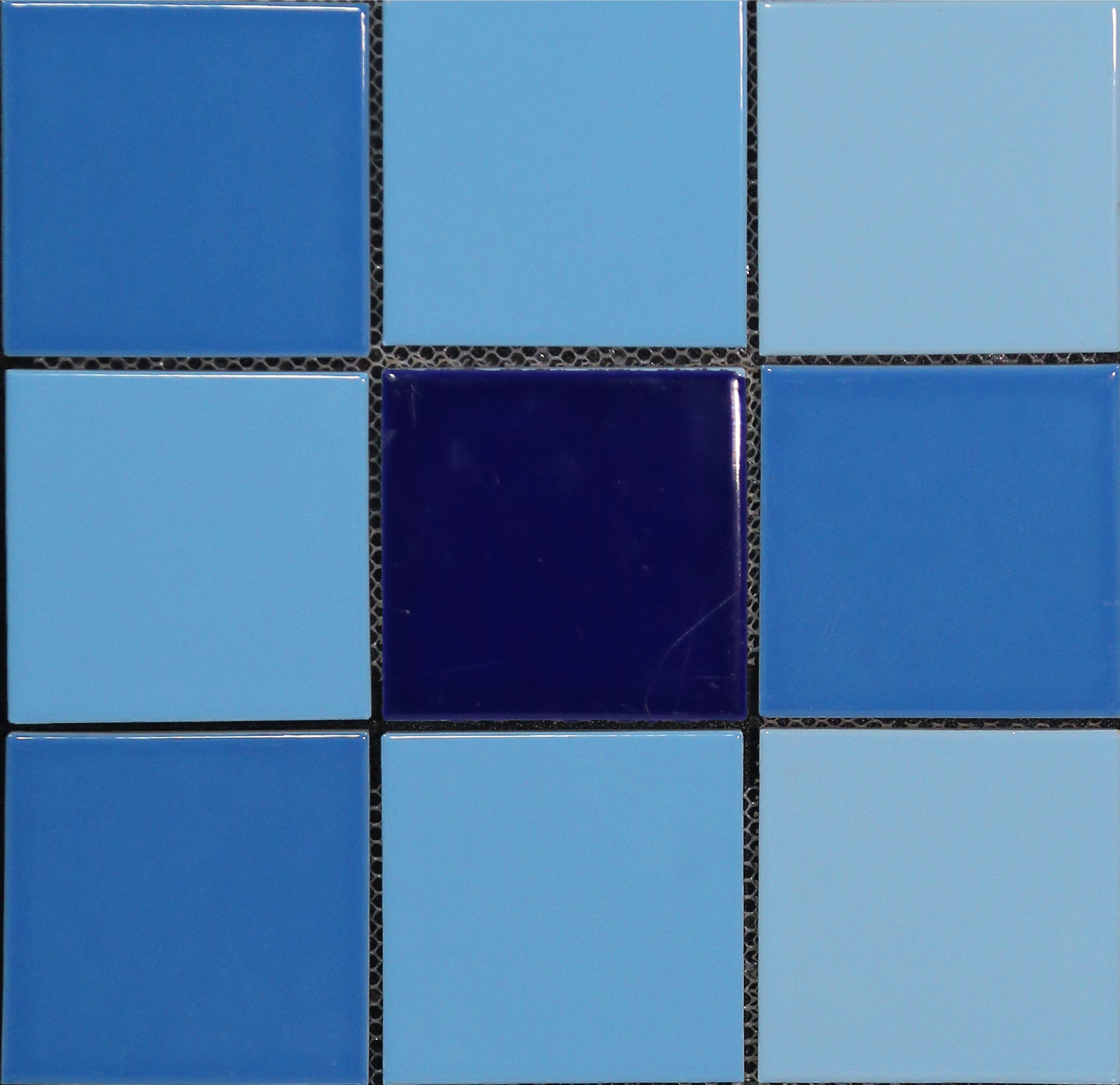 Mosaic Floor & Wall Tile TL 10717 | 303 X 303 mm (Chip Size 98x98 mm) Glossy Finish Porcelain Tile - 8 mm | Suitable For Outdoor, Swimming Pool Area | Image 01
