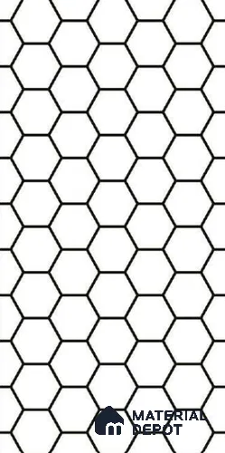 Hexagonal Wall Tile TL 10756 C Hexa Line 2 ft x 1 ft Glossy Finish Ceramic Tile - 9 mm