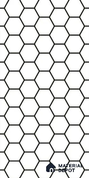 Hexagonal Wall Tile TL 10756 C Hexa Line 2 ft x 1 ft Glossy Finish Ceramic Tile - 9 mm