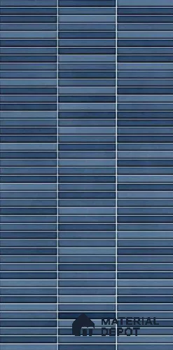 Faux Subway Wall Tile TL 10777 E Stark Ocean 2 ft x 1 ft Glossy Finish Ceramic Tile - 9 mm | Please Expect a Slight Variation of Pattern