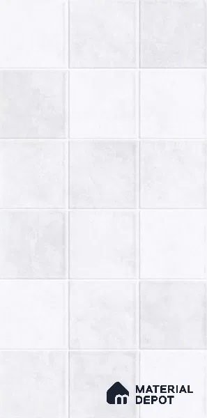 Faux Subway Wall Tile TL 10778 E Keraben Milky 2 ft x 1 ft Glossy Finish Ceramic Tile - 9 mm | Please Expect a Slight Variation of Pattern