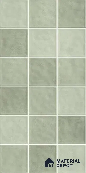Faux Subway Wall Tile TL 10778 Karaben Bice 2 ft x 1 ft Glossy Finish Ceramic Tile - 9 mm | Please Expect a Slight Variation of Pattern