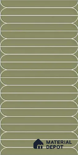 Faux Subway Wall Tile TL 10779 B Cerlat Emerald 2 ft x 1 ft Glossy Finish Ceramic Tile - 9 mm | Please Expect a Slight Variation of Pattern