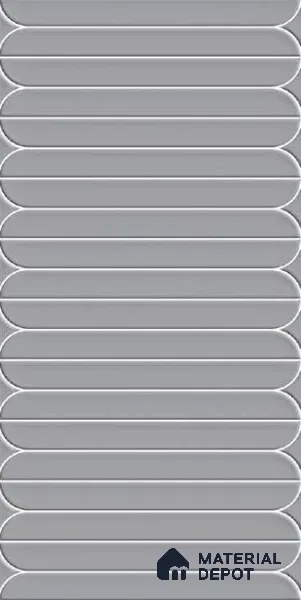 Faux Subway Wall Tile TL 10779 C Cerlat Grey 2 ft x 1 ft Glossy Finish Ceramic Tile - 9 mm | Please Expect a Slight Variation of Pattern