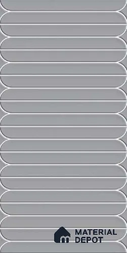 Faux Subway Wall Tile TL 10779 C Cerlat Grey 2 ft x 1 ft Glossy Finish Ceramic Tile - 9 mm | Please Expect a Slight Variation of Pattern