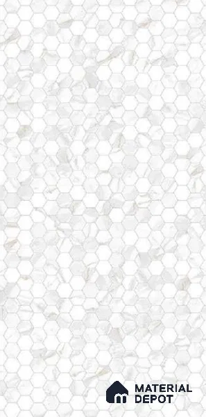 Faux Mosaic Wall Tile TL 10781 B Gems Satvario 2 ft x 1 ft Glossy Finish Ceramic Tile - 9 mm