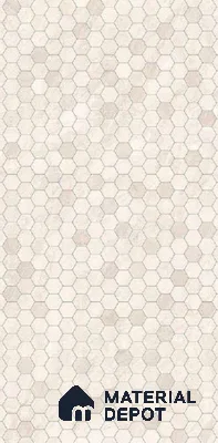 Faux Mosaic Wall Tile TL 10781 Gems Marfil 2 ft x 1 ft Glossy Finish Ceramic Tile - 9 mm