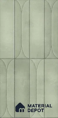 Faux Subway Wall Tile TL 10782 Arch Bice 2 ft x 1 ft Glossy Finish Ceramic Tile - 9 mm | Please Expect a Slight Variation of Pattern