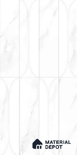 Faux Subway Wall Tile TL 10782 I Arch Satvario 2 ft x 1 ft Glossy Finish Ceramic Tile - 9 mm | Please Expect a Slight Variation of Pattern