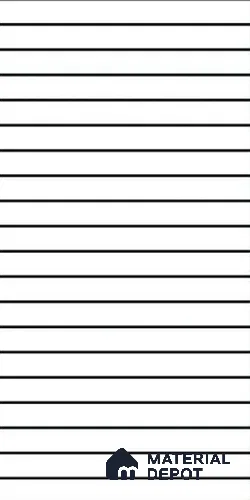 Faux Subway Wall Tile TL 10783 D Bamboo Line 2 ft x 1 ft Glossy Finish Ceramic Tile - 9 mm | Please Expect a Slight Variation of Pattern