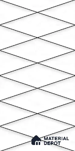 Faux Subway Wall Tile TL 10785 D Jewel Line 2 ft x 1 ft Glossy Finish Ceramic Tile - 9 mm | Please Expect a Slight Variation of Pattern