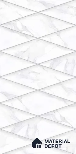 Faux Subway Wall Tile TL 10785 E Jewel Satvario 2 ft x 1 ft Glossy Finish Ceramic Tile - 9 mm | Please Expect a Slight Variation of Pattern