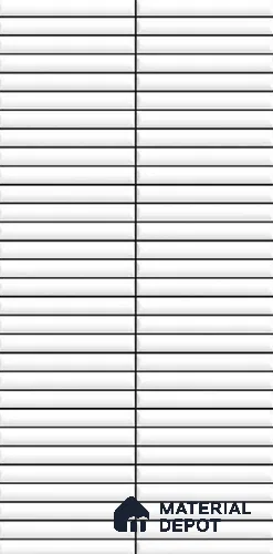 Faux Subway Wall Tile TL 10786 E Kitkat Line 2 ft x 1 ft Glossy Finish Ceramic Tile - 9 mm | Please Expect a Slight Variation of Pattern
