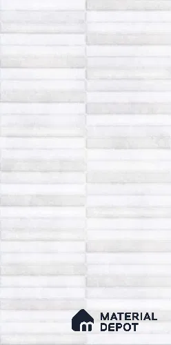 Faux Subway Wall Tile TL 10786 F Kitkat Milky Decor 2 ft x 1 ft Glossy Finish Ceramic Tile - 9 mm | Please Expect a Slight Variation of Pattern