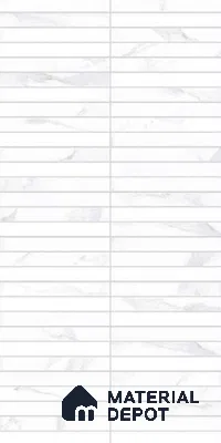Faux Subway Wall Tile TL 10786 G Kitkat Satvario 2 ft x 1 ft Glossy Finish Ceramic Tile - 9 mm | Please Expect a Slight Variation of Pattern