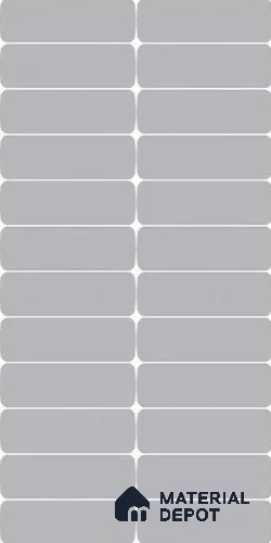 Faux Subway Wall Tile TL 10789 C Marcel Grey 2 ft x 1 ft Glossy Finish Ceramic Tile - 9 mm | Please Expect a Slight Variation of Pattern