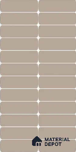 Faux Subway Wall Tile TL 10789 D Marcel Lenox 2 ft x 1 ft Glossy Finish Ceramic Tile - 9 mm | Please Expect a Slight Variation of Pattern