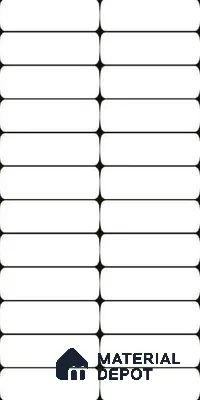 Faux Subway Wall Tile TL 10789 F Marcel Line 2 ft x 1 ft Glossy Finish Ceramic Tile - 9 mm | Please Expect a Slight Variation of Pattern