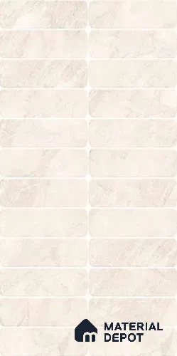 Faux Subway Wall Tile TL 10789 G Marcel Marfil 2 ft x 1 ft Glossy Finish Ceramic Tile - 9 mm | Please Expect a Slight Variation of Pattern