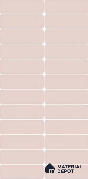 Faux Subway Wall Tile TL 10789 I Marcel Valentine 2 ft x 1 ft Glossy Finish Ceramic Tile - 9 mm | Please Expect a Slight Variation of Pattern