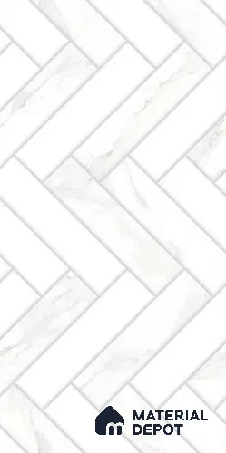 Faux Subway Wall Tile TL 10790 C Missano Satvario 2 ft x 1 ft Glossy Finish Ceramic Tile - 9 mm | Please Expect a Slight Variation of Pattern