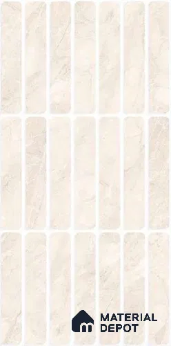 Faux Subway Wall Tile TL 10791 B Rioja Marfil 2 ft x 1 ft Glossy Finish Ceramic Tile - 9 mm | Please Expect a Slight Variation of Pattern